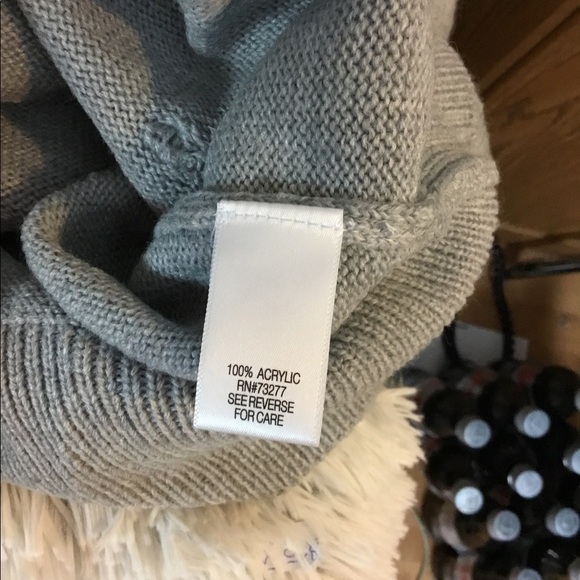 Vylette Bauble stitch heather gray sweater jrs. XXL NWT - Picture 12 of 14